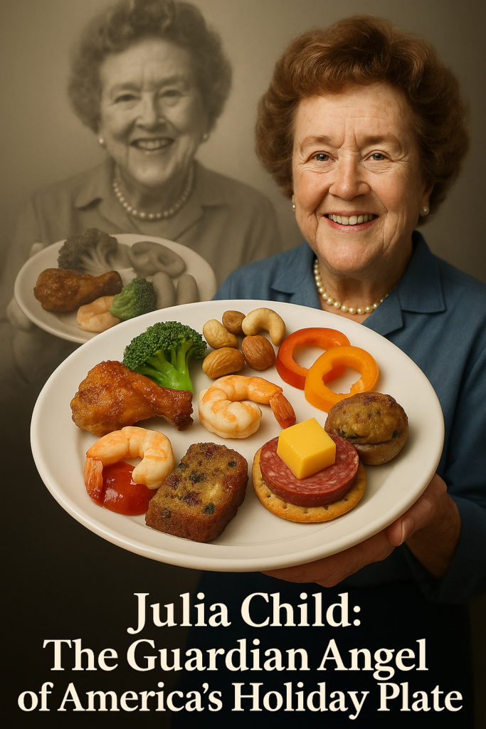 holiday parties, holiday eating, Julia Child, small plates, enjoying food